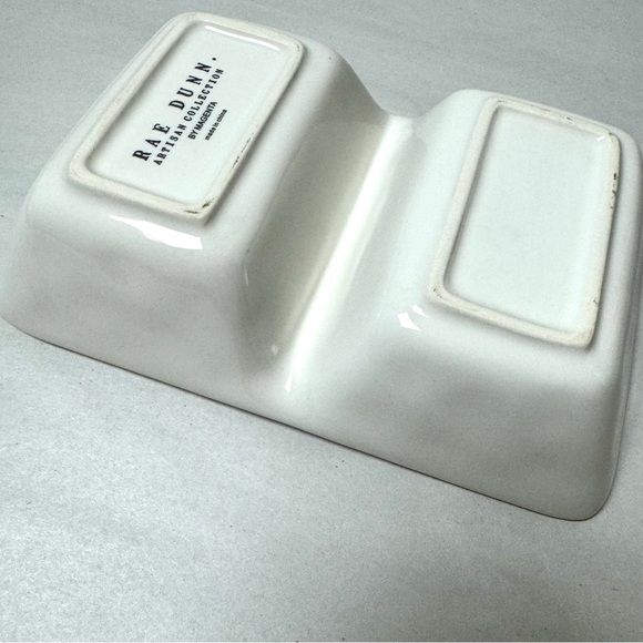 NWOB Rae Dunn Two Compartment #/! Trinket Tray - Picture 6 of 7